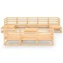 Juego de muebles de jardín 11 piezas madera maciza de pino de , Conjuntos de jardín - Ref: Foro24-3076114, Precio: 670,23 €, ...