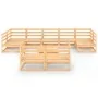 Juego de muebles de jardín 10 piezas madera maciza de pino de , Conjuntos de jardín - Ref: Foro24-3076204, Precio: 644,29 €, ...
