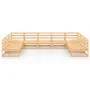 Juego de muebles de jardín 9 piezas madera maciza de pino de , Conjuntos de jardín - Ref: Foro24-3076259, Precio: 536,89 €, D...