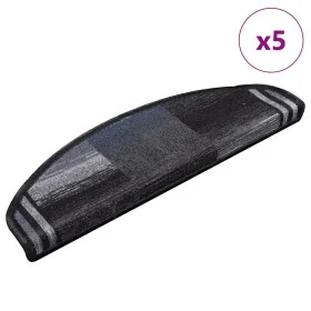 Alfombrillas escalera autoadhesivas 5uds negro y gris 65x21x4cm von , Treppenmatten - Ref: Foro24-149834, Preis: 34,93 €, Rab...