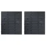 Kit de cajas de almacenaje 39 pzas paneles de pared rojo negro von , Werkzeugschränke - Ref: Foro24-150809, Preis: 27,65 €, R...