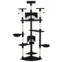 Rascador para gatos con poste de sisal negro y blanco 203 cm de , Mobiliario para gatos - Ref: Foro24-170530, Precio: 143,01 ...
