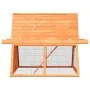Conejera de madera maciza de pino y abeto 152x128x108 cm von , Käfige und Lebensräume für Kleintiere - Ref: Foro24-170643, Pr...