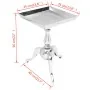 Mesita auxiliar cuadrada aluminio plateada von , Seitentische - Ref: Foro24-243511, Preis: 136,71 €, Rabatt: %