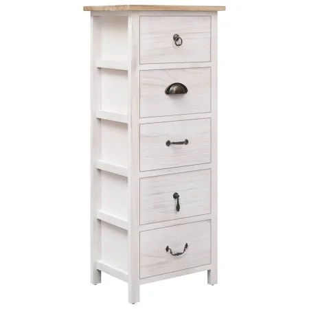 Armario auxiliar de madera de paulownia 35x25x87 cm de , Cajoneras - Ref: Foro24-284077, Precio: 130,06 €, Descuento: %