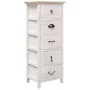 Armario auxiliar de madera de paulownia 35x25x87 cm de , Cajoneras - Ref: Foro24-284077, Precio: 130,06 €, Descuento: %