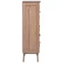 Aparador de madera maciza de teca 60x30x100 cm de , Taquillas y armarios de almacenamiento - Ref: Foro24-287739, Precio: 230,...