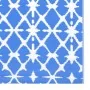 Alfombra de exterior ARAKIL azul y blanca 190x290 cm PP von , Outdoor-Protektoren - Ref: Foro24-310447, Preis: 55,47 €, Rabat...