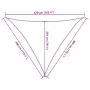 Toldo de vela naranja HDPE 160 g/m² 3x3x4,2 m von , Sonnenschirme - Ref: Foro24-311694, Preis: 22,17 €, Rabatt: %