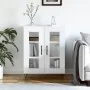Aparador de madera contrachapada blanco brillante 69,5x34x90 cm von , Sideboards - Ref: Foro24-827782, Preis: 67,29 €, Rabatt: %