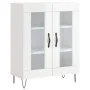 Aparador de madera contrachapada blanco brillante 69,5x34x90 cm von , Sideboards - Ref: Foro24-827782, Preis: 67,29 €, Rabatt: %