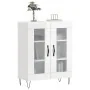 Aparador de madera contrachapada blanco brillante 69,5x34x90 cm von , Sideboards - Ref: Foro24-827782, Preis: 67,29 €, Rabatt: %