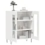 Aparador de madera contrachapada blanco brillante 69,5x34x90 cm von , Sideboards - Ref: Foro24-827782, Preis: 67,29 €, Rabatt: %
