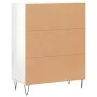 Aparador de madera contrachapada blanco brillante 69,5x34x90 cm von , Sideboards - Ref: Foro24-827782, Preis: 67,29 €, Rabatt: %