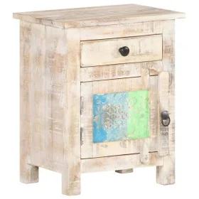Mesita de noche de madera de acacia rugosa 40x30x50 cm von , Nachttische - Ref: Foro24-320233, Preis: 109,90 €, Rabatt: %