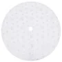 Falda del árbol de Navidad de lujo blanca cuero sintético 122cm by , Christmas tree footmuff - Ref: Foro24-330273, Price: 23,...
