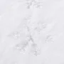 Falda del árbol de Navidad de lujo blanca cuero sintético 122cm by , Christmas tree footmuff - Ref: Foro24-330273, Price: 23,...