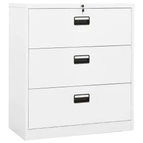Armario archivador de acero blanco 90x46x103 cm von , Aktenschränke - Ref: Foro24-336290, Preis: 330,86 €, Rabatt: %
