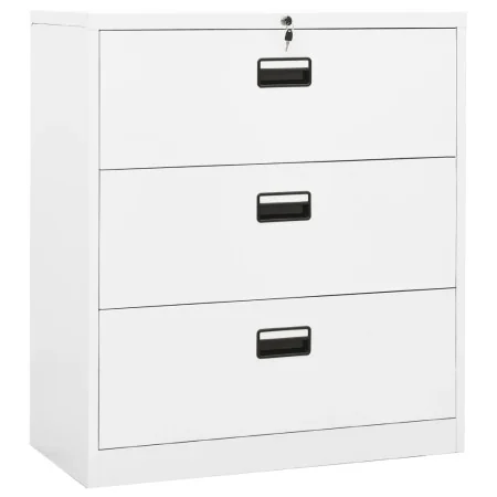 Armario archivador de acero blanco 90x46x103 cm by , Filing cabinets - Ref: Foro24-336290, Price: 330,81 €, Discount: %