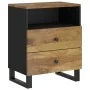 Mesita de noche madera mango madera contrachapada 50x33x62 cm by , Nightstands - Ref: Foro24-350667, Price: 107,80 €, Discoun...