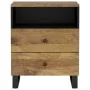 Mesita de noche madera mango madera contrachapada 50x33x62 cm by , Nightstands - Ref: Foro24-350667, Price: 107,80 €, Discoun...