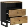 Mesita de noche madera mango madera contrachapada 50x33x62 cm by , Nightstands - Ref: Foro24-350667, Price: 107,80 €, Discoun...