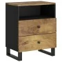 Mesita de noche madera mango madera contrachapada 50x33x62 cm by , Nightstands - Ref: Foro24-350667, Price: 107,80 €, Discoun...