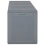 Caja de almacenaje para jardín PP aspecto de ratán gris 270 L de , Cajas de almacenaje para exteriores - Ref: Foro24-364061, ...