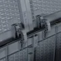 Caja de almacenaje para jardín PP aspecto de ratán gris 270 L de , Cajas de almacenaje para exteriores - Ref: Foro24-364061, ...