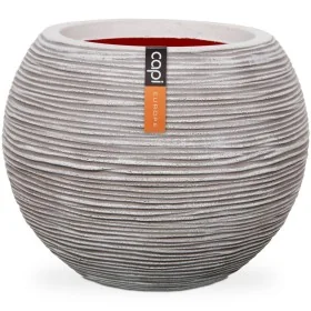 Capi Jarrón Nature Rib redondo marfil 62x48 cm KOFI271 by , Pots and planters - Ref: Foro24-424220, Price: 219,43 €, Discount: %