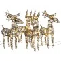 Renos de Navidad 4 unidades ratán 160 LEDs blanco cálido by , Christmas lights - Ref: Foro24-3200674, Price: 84,00 €, Discoun...