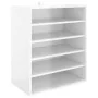 Mueble zapatero madera contrachapada blanco brillo 60x35x70 cm von , Schuhregale und Schuhorganisatoren - Ref: Foro24-808942,...
