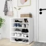 Mueble zapatero madera contrachapada blanco brillo 60x35x70 cm von , Schuhregale und Schuhorganisatoren - Ref: Foro24-808942,...