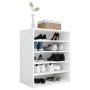 Mueble zapatero madera contrachapada blanco brillo 60x35x70 cm von , Schuhregale und Schuhorganisatoren - Ref: Foro24-808942,...