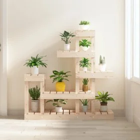 Soporte para plantas madera maciza de pino 92x25x97 cm by , Pot stands - Ref: Foro24-822102, Price: 71,72 €, Discount: %