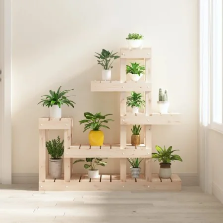 Soporte para plantas madera maciza de pino 92x25x97 cm by , Pot stands - Ref: Foro24-822102, Price: 71,67 €, Discount: %