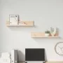 Estantes de pared 2 uds madera maciza de pino 50x11x9 cm by , Shelves and shelves - Ref: Foro24-823599, Price: 17,71 €, Disco...