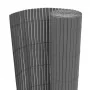 Valla de jardín de doble cara PVC gris 150x500 cm von , Zaunpaneele - Ref: Foro24-43641, Preis: 138,19 €, Rabatt: %