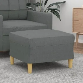 Reposapiés de tela gris oscuro 60x50x41 cm von , Osmanen - Ref: Foro24-349264, Preis: 55,21 €, Rabatt: %