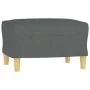 Reposapiés de tela gris oscuro 60x50x41 cm by , Ottomans - Ref: Foro24-349264, Price: 55,09 €, Discount: %