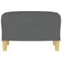 Reposapiés de tela gris oscuro 60x50x41 cm by , Ottomans - Ref: Foro24-349264, Price: 55,09 €, Discount: %