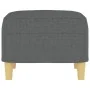 Reposapiés de tela gris oscuro 60x50x41 cm by , Ottomans - Ref: Foro24-349264, Price: 55,09 €, Discount: %