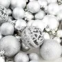 Lote de bolas de Navidad 100 unidades plateadas 3/4/6 cm von , Festliche Dekorationen - Ref: Foro24-245712, Preis: 22,86 €, R...