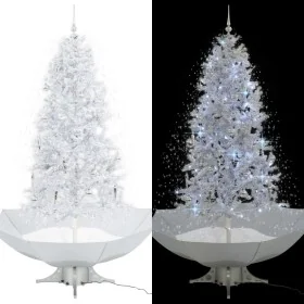 Árbol de Navidad con nieve con base en paraguas blanco 190 cm by , Christmas trees - Ref: Foro24-284338, Price: 242,90 €, Dis...