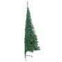 Medio árbol de Navidad artificial con soporte PVC verde 240 cm by , Christmas trees - Ref: Foro24-328416, Price: 65,85 €, Dis...