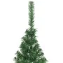 Medio árbol de Navidad artificial con soporte PVC verde 240 cm by , Christmas trees - Ref: Foro24-328416, Price: 65,85 €, Dis...