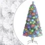 Árbol de Navidad artificial con luces fibra óptica blanco 120cm by , Christmas trees - Ref: Foro24-328449, Price: 59,54 €, Di...