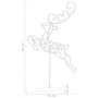 Renos voladores y trineo blanco cálido 260x21x87 cm von , Weihnachtsbeleuchtung - Ref: Foro24-328511, Preis: 65,33 €, Rabatt: %