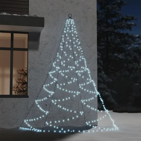 Árbol de pared gancho metal blanco frío 3 m interior/exterior by , Hoses and string lights - Ref: Foro24-328641, Price: 32,09...