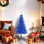 Árbol de Navidad artificial con soporte PVC azul 120 cm by , Christmas trees - Ref: Foro24-329181, Price: 23,57 €, Discount: %